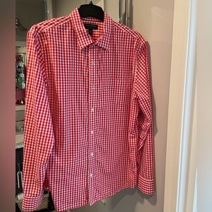 Banana Republic checkered dress shirt like new